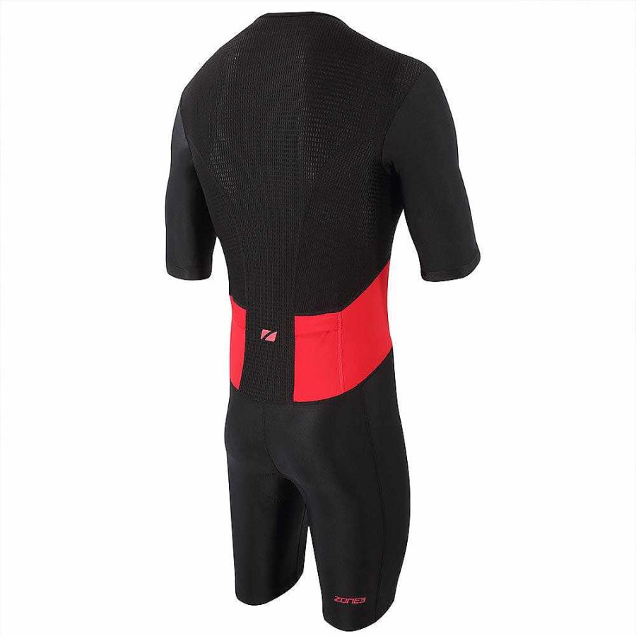 Heren Zone3 Tripakken | Activeer Trisuit Met Korte Mouwen En Volledige Ritssluiting