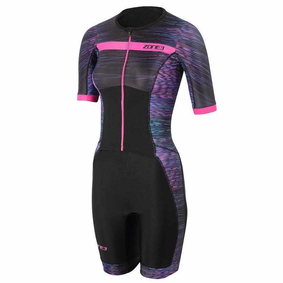 Laatste Wijziging Zone3 | Activate+ Trisuit Met Korte Mouwen En Volledige Ritssluiting