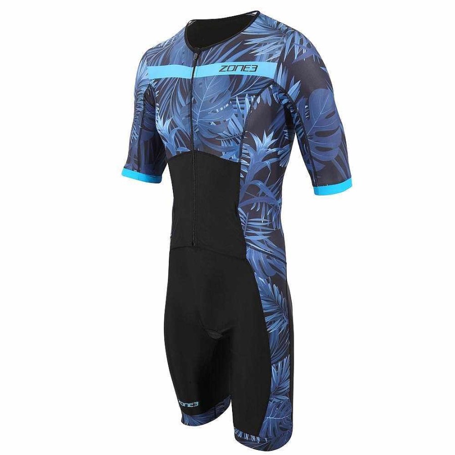 Heren Zone3 Tripakken | Activate+ Trisuit Met Korte Mouwen En Volledige Ritssluiting