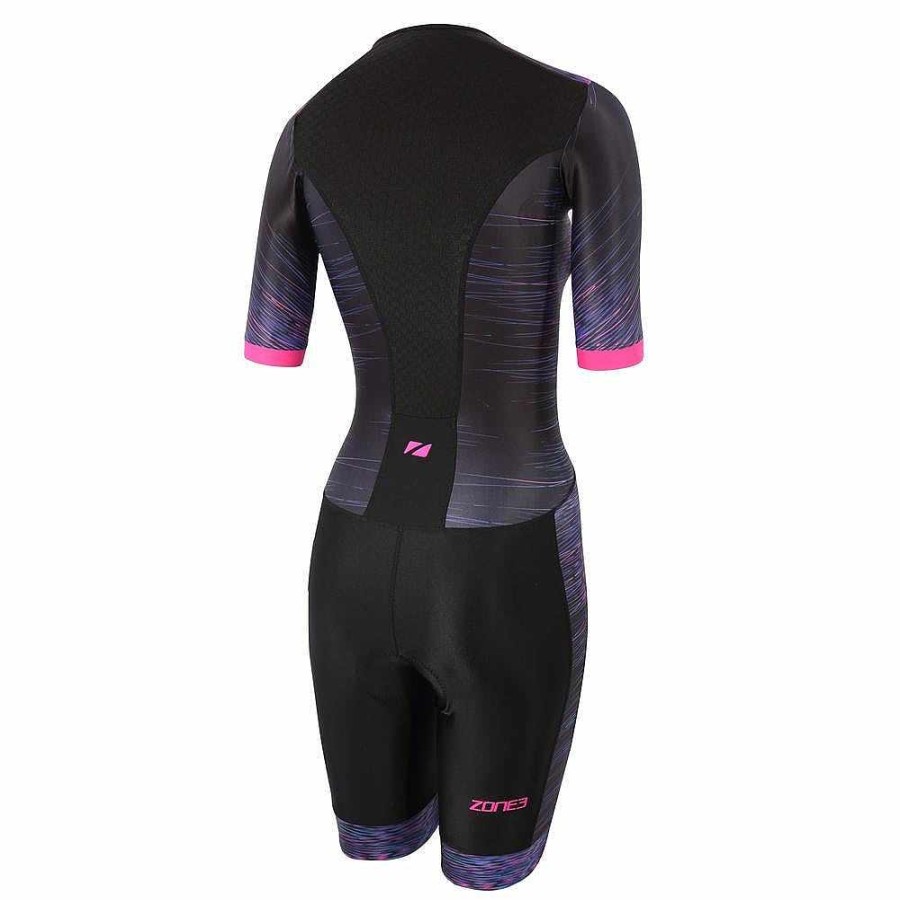 Laatste Wijziging Zone3 | Activate+ Trisuit Met Korte Mouwen En Volledige Ritssluiting